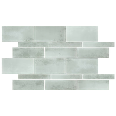 Tumbled Gray, Mixed Glass Tile | Artistry in Mosaics Pool Tile