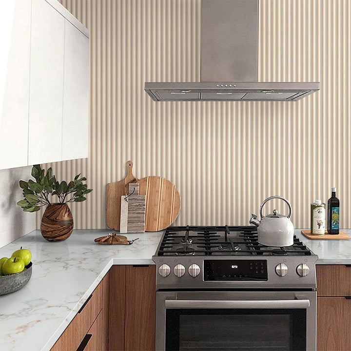 Urbanslat Fluted Ceramic Tile for Kitchen & Bathroom Walls by MSI