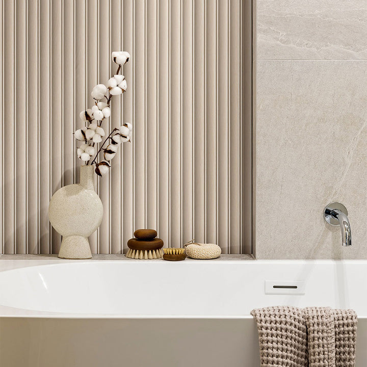 Urbanslat Fluted Ceramic Tile for Kitchen & Bathroom Walls by MSI