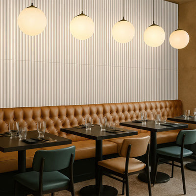 Urbanslat Fluted Ceramic Tile for Kitchen & Bathroom Walls by MSI