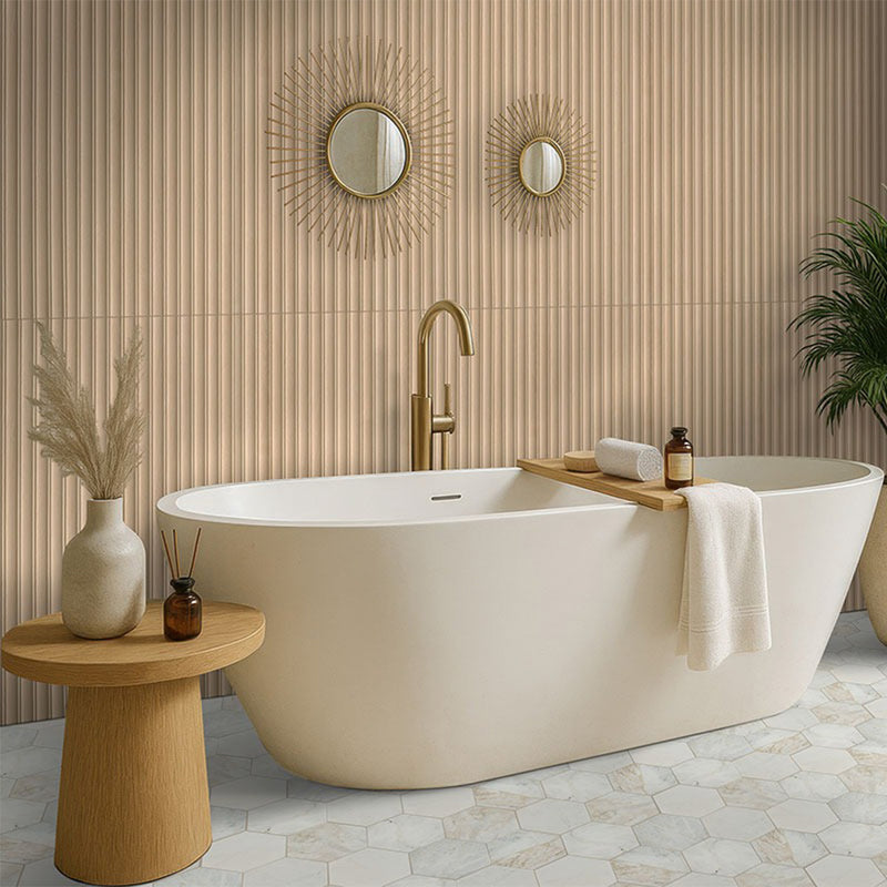 Urbanslat Fluted Ceramic Tile for Kitchen & Bathroom Walls by MSI