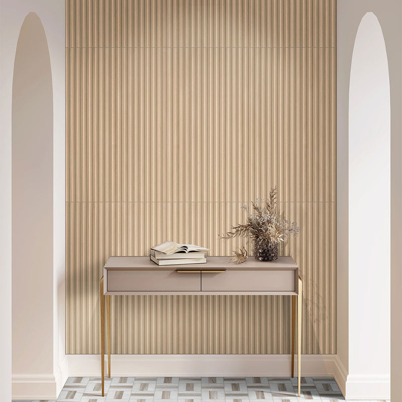 Urbanslat Fluted Ceramic Tile for Kitchen & Bathroom Walls by MSI