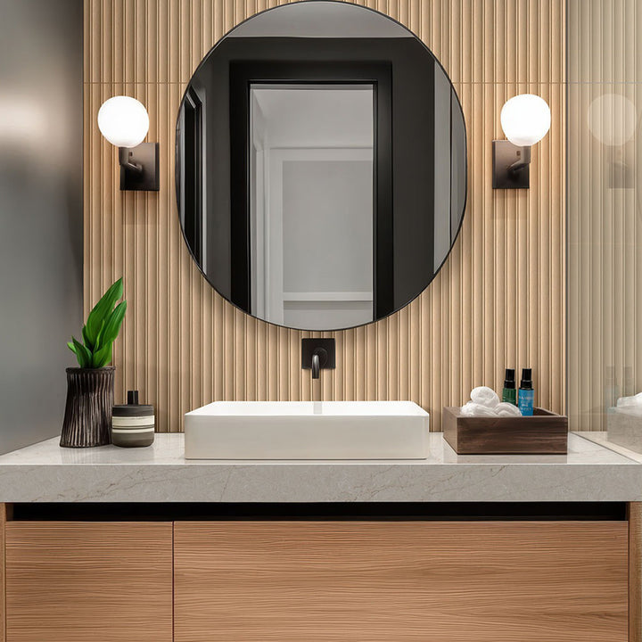 Urbanslat Fluted Ceramic Tile for Kitchen & Bathroom Walls by MSI