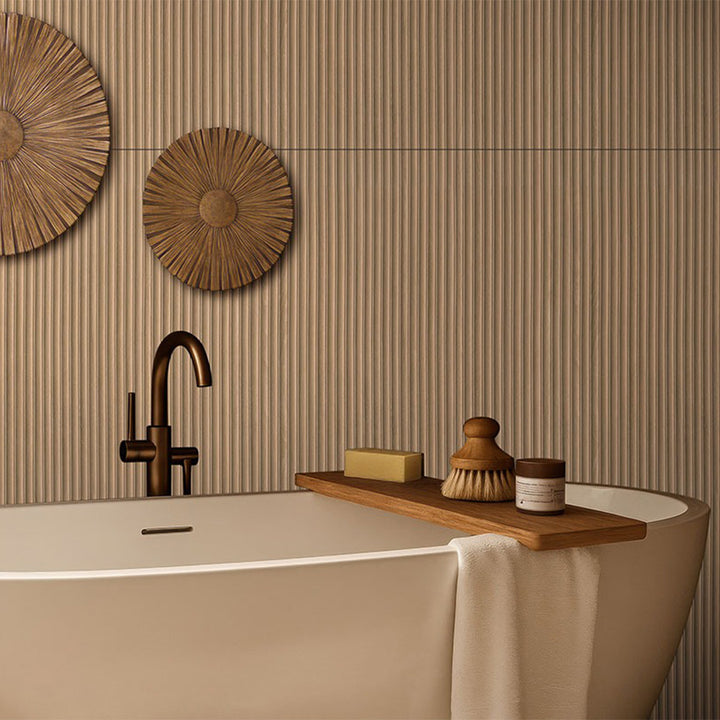 Urbanslat Fluted Ceramic Tile for Kitchen & Bathroom Walls by MSI