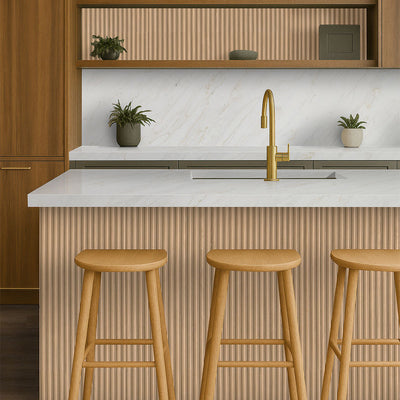 Urbanslat Fluted Ceramic Tile for Kitchen & Bathroom Walls by MSI