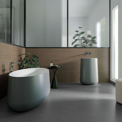 Urbanslat Fluted Ceramic Tile for Kitchen & Bathroom Walls by MSI