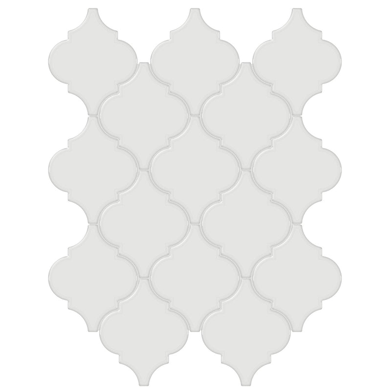 Soho Vintage Grey, Arabesque | Ceramic Bathroom & Backsplash Tile