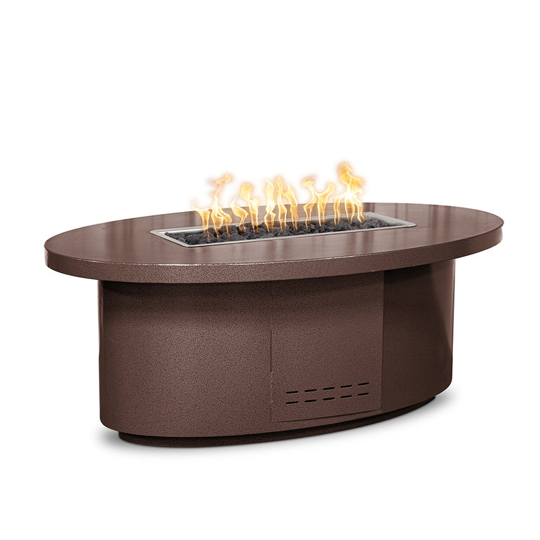 72" Oval Vallejo Fire Table | Outdoor Fire Pit by The Outdoor Plus - Copper Vein