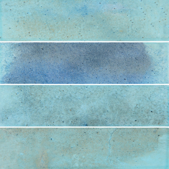 Verdigris Field, 3" x 12" Porcelain Tile | Artistry in Mosaics