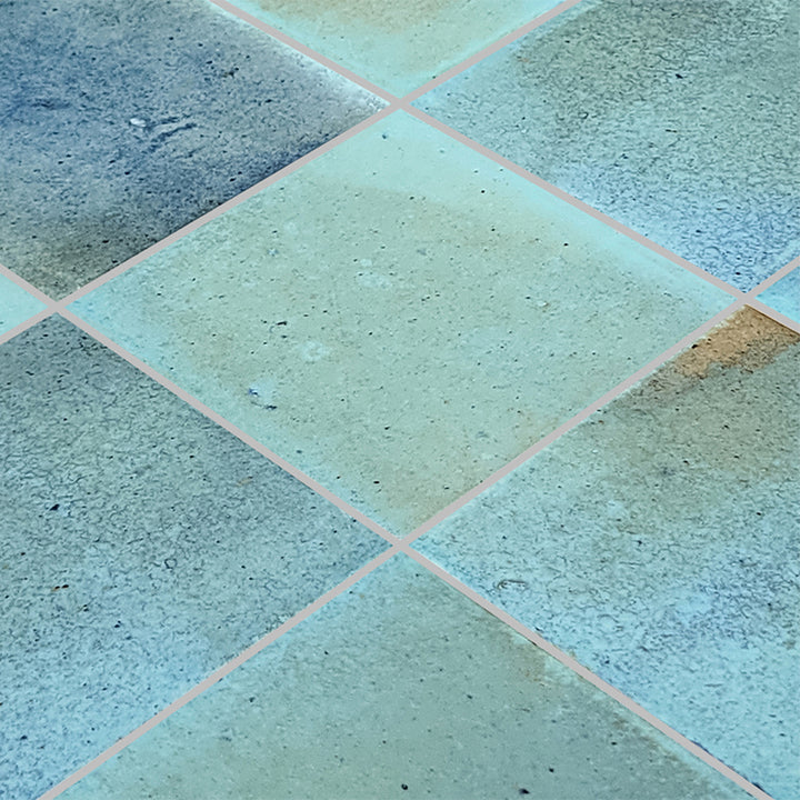 Verdigris Field, 6" x 6" Porcelain Tile | Artistry in Mosaics