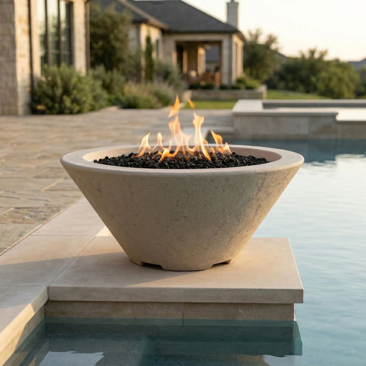Prism Hardscapes Verona Fire Bowl Gas Fire Feature