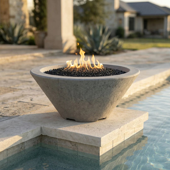 Prism Hardscapes Verona Fire Bowl Gas Fire Feature