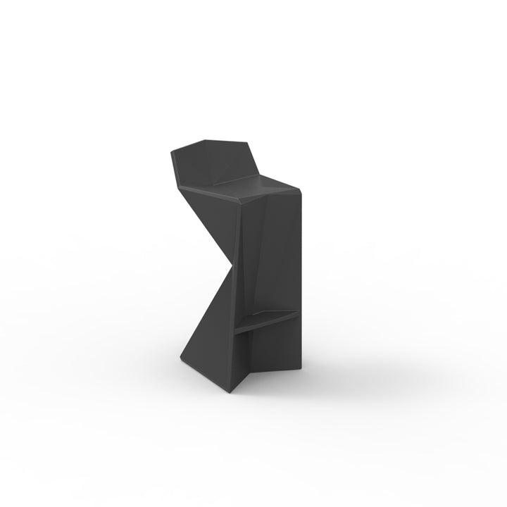 Vertex Bar Stool by Vondom | Outdoor Patio Furniture | 51030-ANTHRACITE