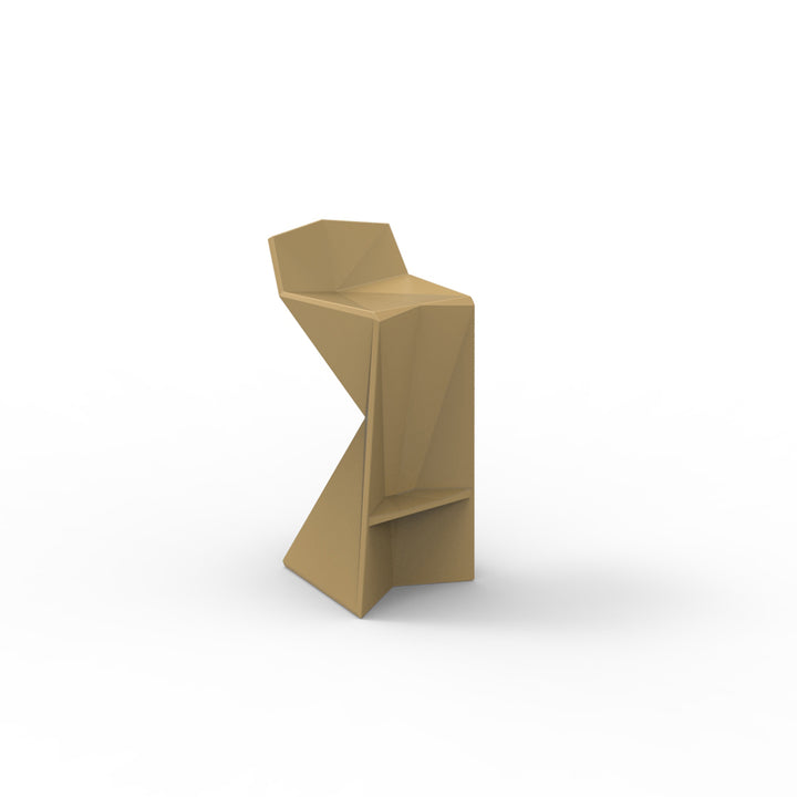 Vertex Bar Stool by Vondom | Outdoor Patio Furniture | 51030-BEIGE