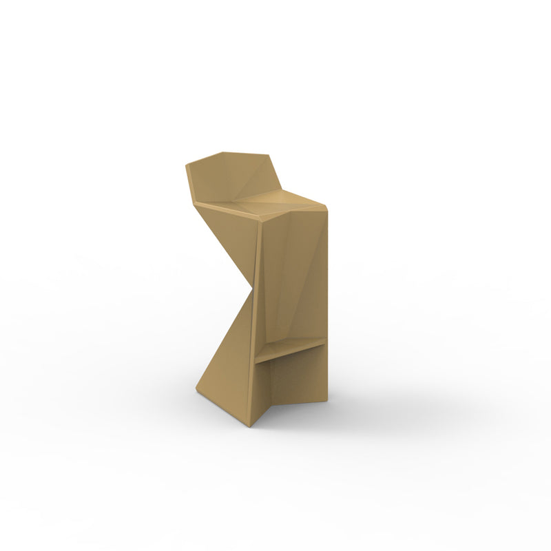 Vertex Bar Stool by Vondom | Outdoor Patio Furniture | 51030-BEIGE