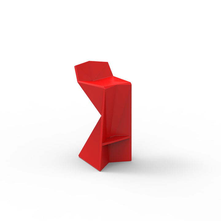 Vertex Bar Stool by Vondom | Outdoor Patio Furniture | 51030-RED