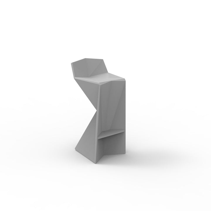 Vertex Bar Stool by Vondom | Outdoor Patio Furniture | 51030-STEEL