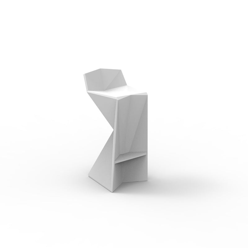 Vertex Bar Stool by Vondom | Outdoor Patio Furniture | 51030-WHITE