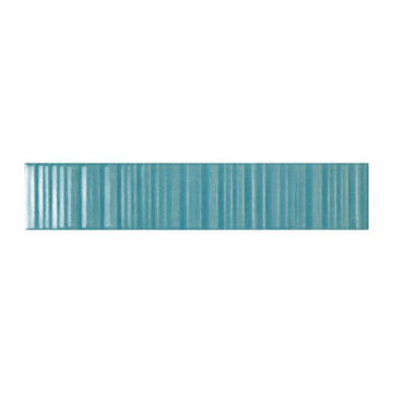 Vibrant Aqua Glossy, 2" x 9" Porcelain Tile | Pool & Backsplash Tile