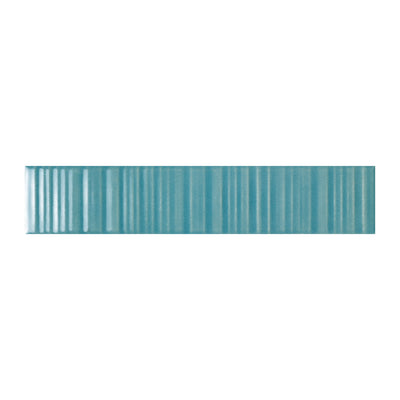 Vibrant Aqua Glossy, 2" x 9" Porcelain Tile | Pool & Backsplash Tile