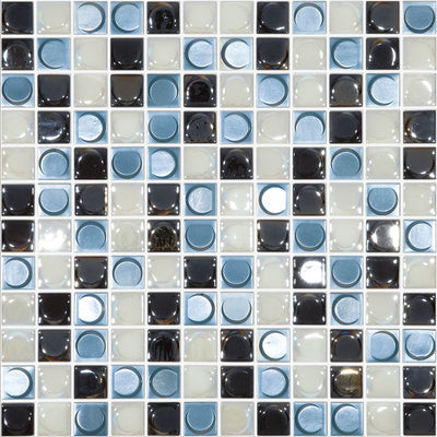 Sky Blue, 1" x 1" - Glass Tile