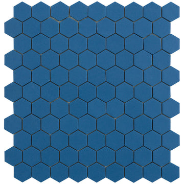 Candy Ether, Hexagon Mosaic Tile | Glass Pool Tile by Vidrepur