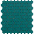 Candy Opal Green, Hexagon Mosaic - Glass Tile