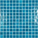 Aqua Nieblas, 1" x 1" - Glass Tile