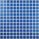 Denim Blue Slip Resistant, 1" x 1" - Glass Tile