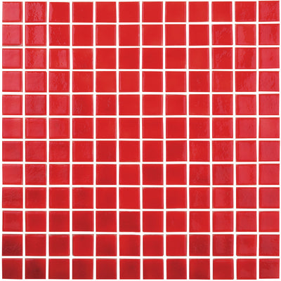 Intense Red, 1" x 1" - Glass Tile