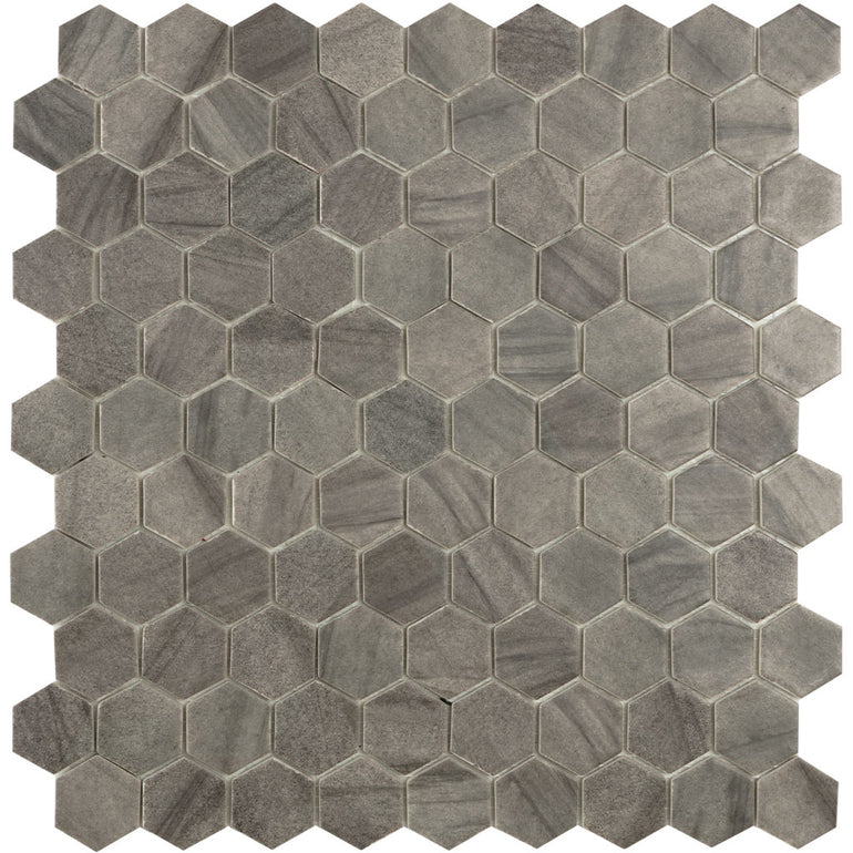 Paloma, Hexagon Glass Mosaic | Glass Tile by Vidrepur 