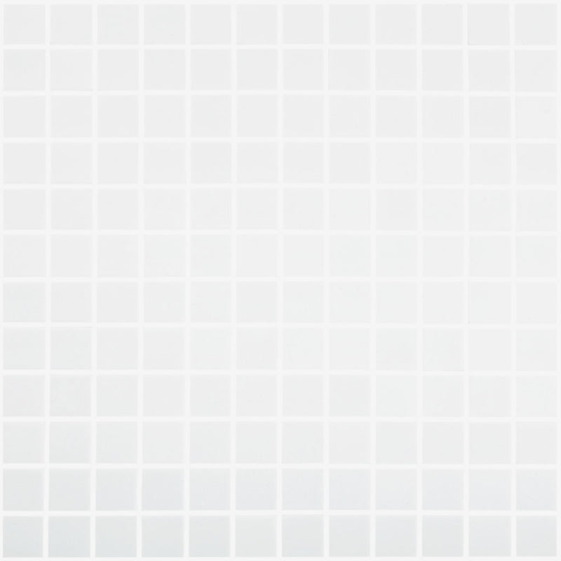 White Vanilla Matte, 1" x 1" Glass Tile | Vidrepur Mosaic Tile