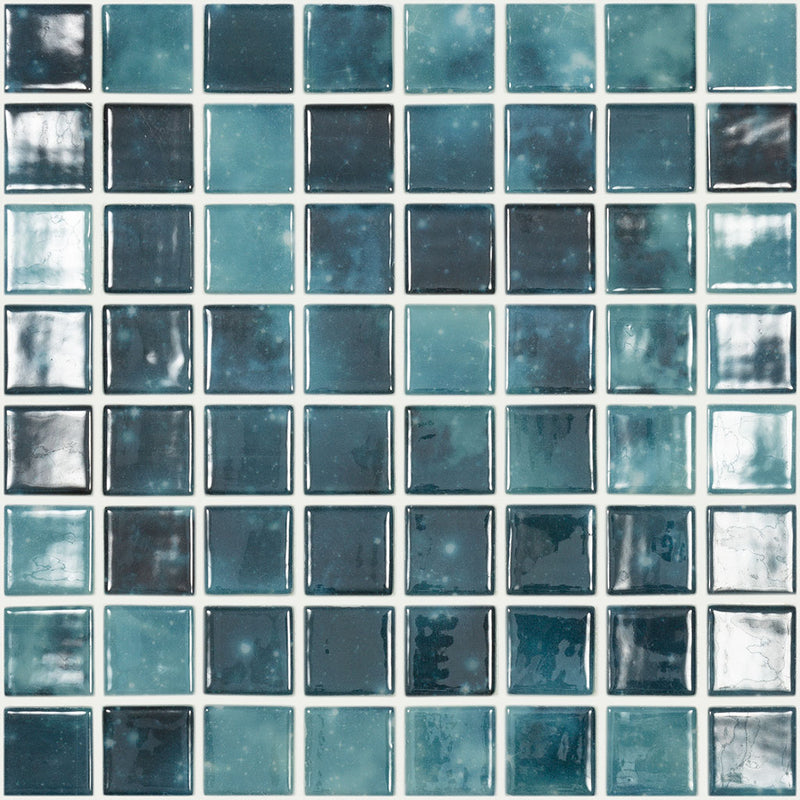 Estelar Green, 1.5" x 1.5" - Glass Tile