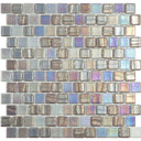 Fusion Grey T,  1" x 1" Brick - Glass Tile