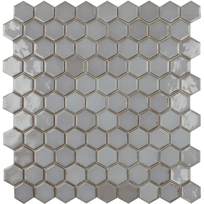 Coffee, Hexagon Glass Tile | Mosaic Tile by Vidrepur 