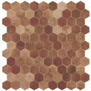 Terra Cotto Beige, Hexagon Mosaic - Glass Tile