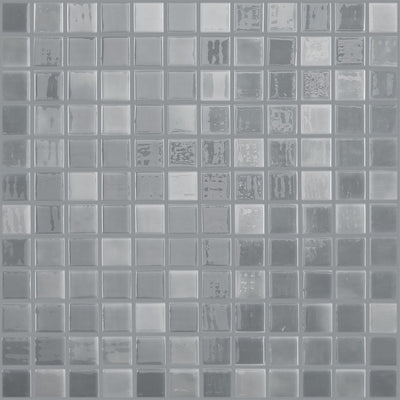 Lux Grey, 1" x 1" - Glass Tile by Vidrepur