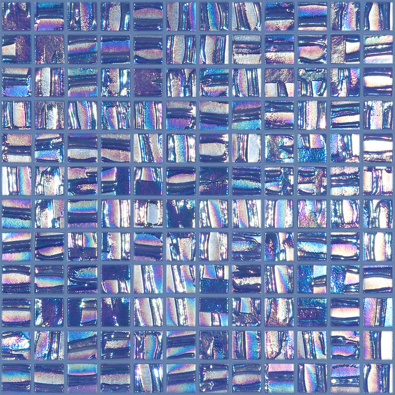 Saturn Purple, 1" x 1" - Glass Tile