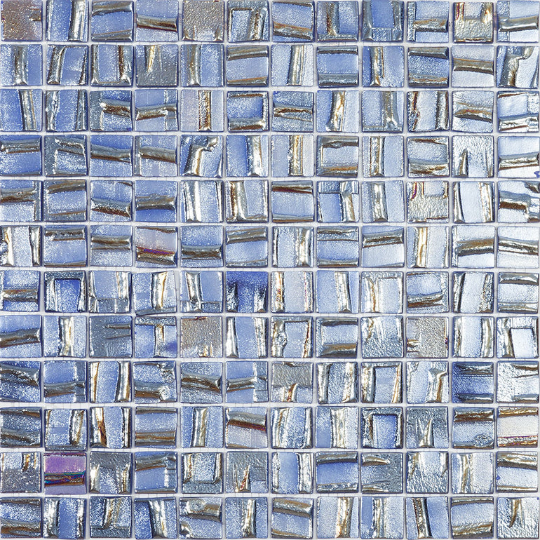 Deep Blue Moon, 1" x 1" - Glass Tile