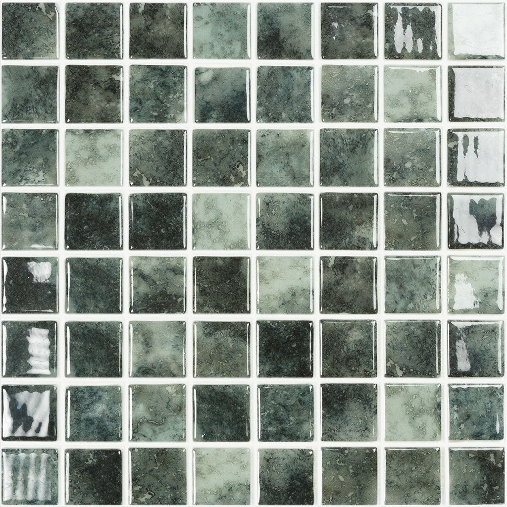 Nature Jungle, 1.5" x 1.5" Glass Tile | Vidrepur Nature Collection ...
