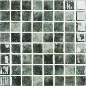 Nature Jungle, 1.5" x 1.5" Glass Tile | Vidrepur Nature Collection