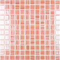 Tender Coral, 1" x 1" - Glass Tile