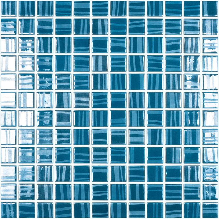 Tender Niagra, 1" x 1" Glass Tile | Mosaic Pool Tile by Vidrepur 