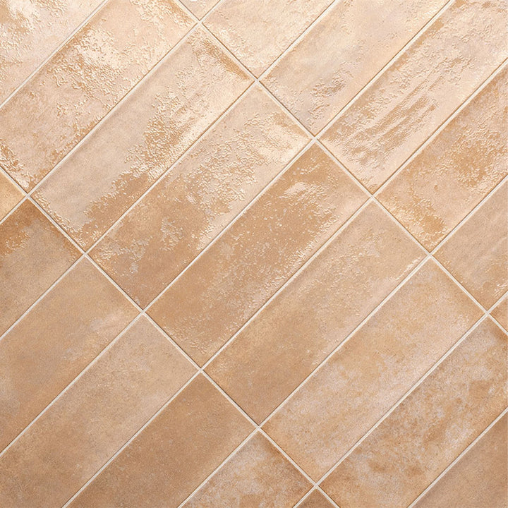 Village Coral, 4" x 12" Ceramic Tile | Kitchen & Bathroom Wall Tile