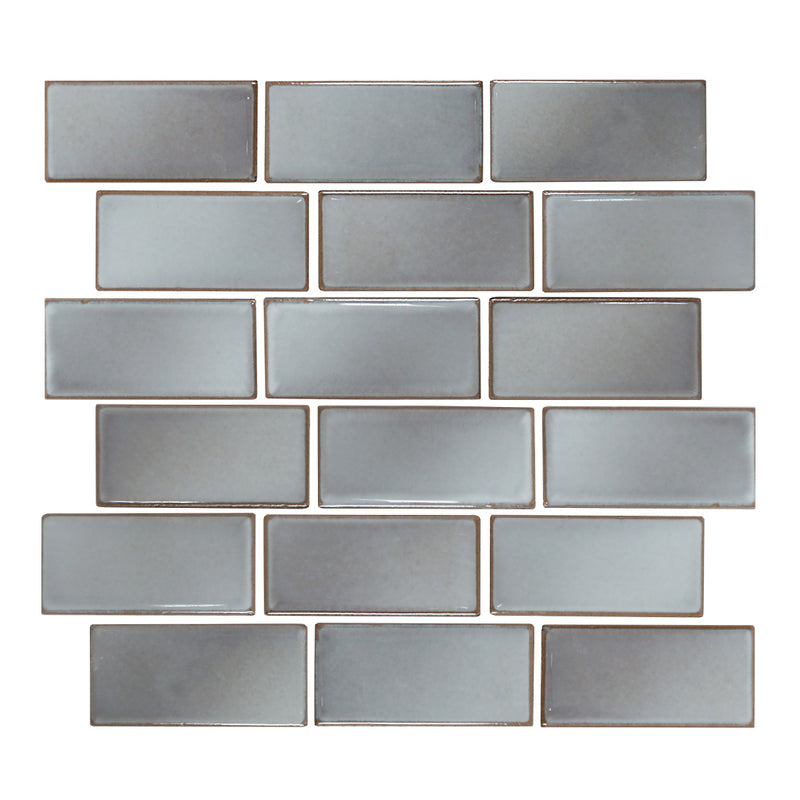 Pewter Grey, 2" x 4" | VINTA-241 | Porcelain Pool Tile