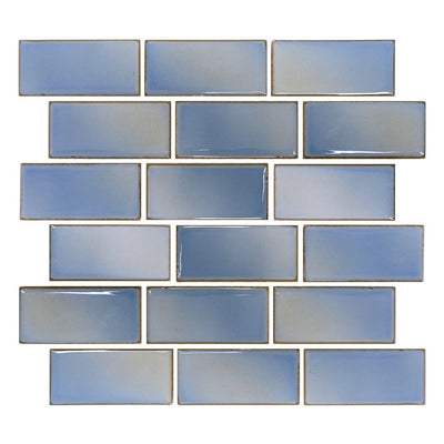 Glacier Blue, 2" x 4" | VINTA-242 | Porcelain Pool Tile