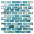 Watercolor, 1" x 2" - Glass Tile