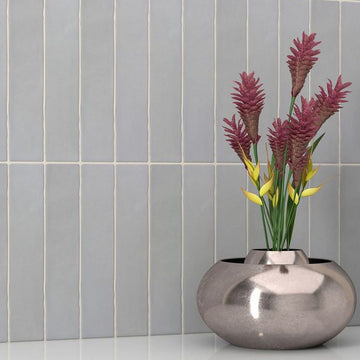 Ocean Breeze, 2" x 10" Ceramic Tile | Zellige-Look Backsplash Tile
