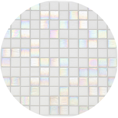 WHITE GLASS TILE