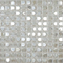 White Iridescent, 1" x 1" - Glass Tile